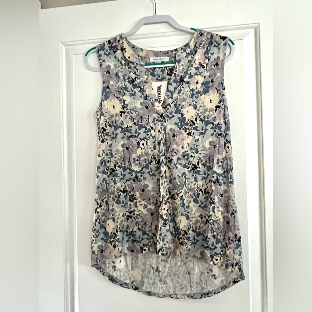 Rose + Olive Tank